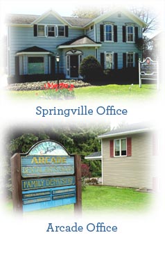 Springville and Arcade Dental Arts Locations